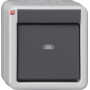 GIR515130 / KNX Taster-BA 1f Kontrollf. + 1-Punkt WG AP Grau / EAN 4010337500063