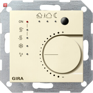 GIR210001 / KNX Stetigregler Tasterschnittst. 4f System 55 Cremeweiß / EAN 4010337048022