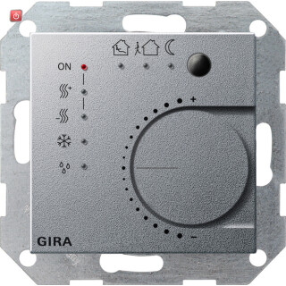 GIR210026 / KNX Stetigregler Tasterschnittst. 4f System 55 F Alu / EAN 4010337048053