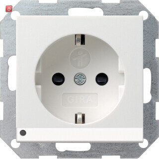 GIR117003 / Steckdose, weiß, Unterputz UP, 1 Fach, IP20 / EAN 4010337170037