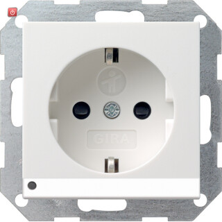 GIR117027 / SCHUKO LED-Leuchte + SH System 55 Reinweiß m / EAN 4010337170273