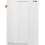 GIR2872112 / Beschriftungsbögen 33,5 x 67 mm Zubehör Reinweiß / EAN 4010337052760