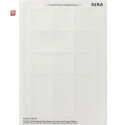 GIR287000 / Beschriftungsbögen 51 x 51 mm...