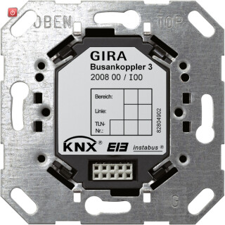 GIR200800 / Busankoppler 3 KNX Einsatz / EAN 4010337082187