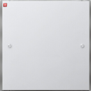 GIR2031112 / KNX Tastsens.3 Komfort 1f Flächenschalter Reinweiß / EAN 4010337081760