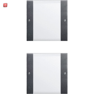GIR213228 / Wippenset 2f (1+1) BSF System 55 Klar/Anthrazit / EAN 4010337081302
