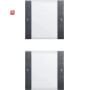 GIR213228 / Wippenset 2f (1+1) BSF System 55 Klar/Anthrazit / EAN 4010337081302
