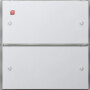 GIR2022112 / KNX Tastsens.3 Basis 2f Flächenschalter Reinweiß / EAN 4010337081685