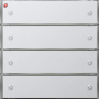 GIR2034112 / KNX Tastsens.3 Komfort 4f Flächenschalter Reinweiß / EAN 4010337081845