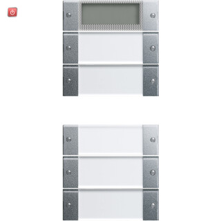 GIR214526 / Wippenset 5f Plus (2+3) BSF System 55 Klar/F Alu / EAN 4010337081616
