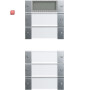 GIR214526 / Wippenset 5f Plus (2+3) BSF System 55 Klar/F Alu / EAN 4010337081616