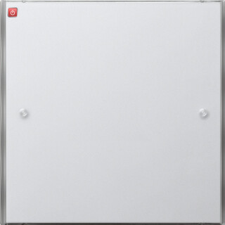 GIR2021112 / KNX Tastsens.3 Basis 1f Flächenschalter Reinweiß / EAN 4010337081661