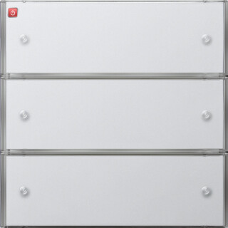 GIR2023112 / KNX Tastsens.3 Basis 3f Flächenschalter Reinweiß / EAN 4010337087786