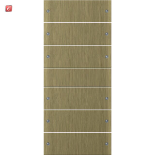 GIR2136605 / Wippenset 6f (3+3) System 55 Bronze / EAN 4010337083566
