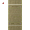 GIR2136607 / Wippenset 6f (3+3) beschr. System 55 Bronze...