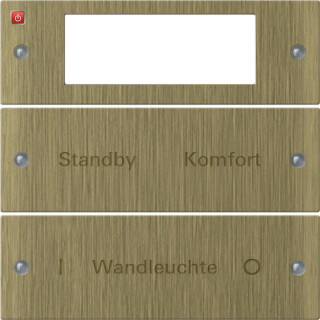GIR2142607 / Wippenset 2f Plus beschr. System 55 Bronze / EAN 4010337083665