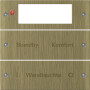 GIR2142607 / Wippenset 2f Plus beschr. System 55 Bronze / EAN 4010337083665