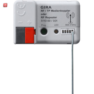 GIR511000 / RF/TP Medienkoppler/RF Repeater KNX / EAN 4010337017264