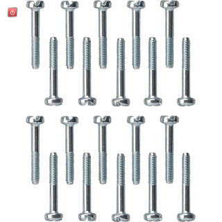 GIR149900 / Set Schrauben 20 Stck. SCHUKO Zubehör Weiß / EAN 4010337040033