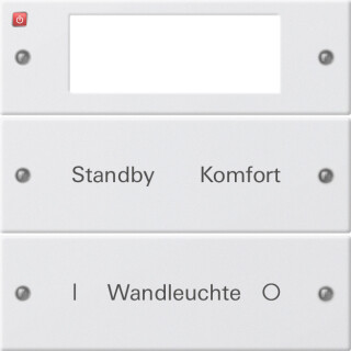 GIR221227 / Wippenset 2f Plus beschr. System 55 Reinweiß m(lack.) / EAN 4010337013488