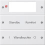 GIR221227 / Wippenset 2f Plus beschr. System 55 Reinweiß m(lack.) / EAN 4010337013488