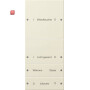 GIR220401 / Wippenset 4f (1+3) beschr. System 55 Cremeweiß(lack.) / EAN 4010337012474