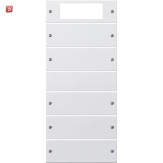 GIR219527 / Wippenset 5f Plus (2+3) System 55 Reinweiß m(lack.) / EAN 4010337013426