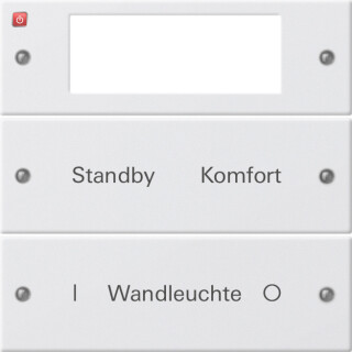 GIR221203 / Wippenset 2f Plus beschr. System 55 Reinweiß(lack.) / EAN 4010337012566