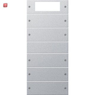 GIR219526 / Wippenset 5f Plus (2+3) System 55 F Alu(lack.) / EAN 4010337012344
