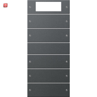 GIR219528 / Wippenset 5f Plus (2+3) System 55 Anthrazit(lack.) / EAN 4010337012337