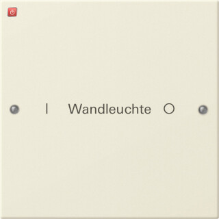 GIR220101 / Wippenset 1f beschr. System 55 Cremeweiß(lack.) / EAN 4010337012351