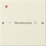 GIR220101 / Wippenset 1f beschr. System 55 Cremeweiß(lack.) / EAN 4010337012351