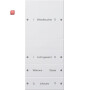 GIR220427 / Wippenset 4f (1+3) beschr. System 55 Reinweiß m(lack.) / EAN 4010337013464