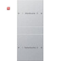 GIR220226 / Wippenset 2f (1+1) beschr. System 55 F Alu(lack.) / EAN 4010337012429