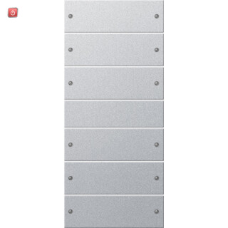 GIR218626 / Wippenset 6f (3+3) System 55 F Alu(lack.) / EAN 4010337012252