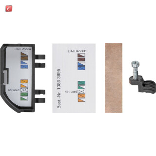 GIR223500 / ET-Set POE (Kl./Schraube/KD) Gira G1 Zubehör / EAN 4010337017189