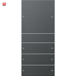 GIR218428 / Wippenset 4f (1+3) System 55 Anthrazit(lack.) / EAN 4010337012207