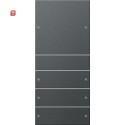 GIR218428 / Wippenset 4f (1+3) System 55 Anthrazit(lack.)...
