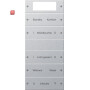 GIR221526 / Wippenset 5f Plus (2+3) beschr. System 55 F Alu(lack.) / EAN 4010337012627