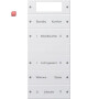 GIR221527 / Wippenset 5f Plus (2+3) beschr. System 55 Reinweiß m(lack.) / EAN 4010337013495