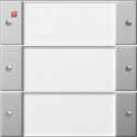 GIR2133600 / Wippenset 3f BSF System 55 Klar/Edelstahl /...