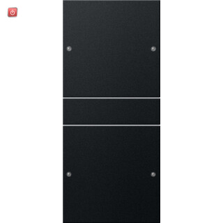 GIR2182005 / Wippenset 2f (1+1) System 55 Schwarz m(lack.) / EAN 4010337038320