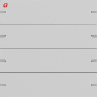 GIR5024915 / Wippenset 4f Tastsens.4 TS4 Grau m(lack.) / EAN 4010337098492