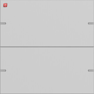 GIR5022915 / Wippenset 2f Tastsens.4 TS4 Grau m(lack.) / EAN 4010337098485