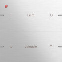 GIR503217 / Wippenset 2f indiv. Tastsens.4 TS4 Aluminium...