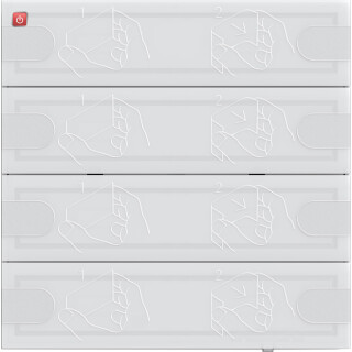 GIR5004003 / KNX Tastsens.4 Komfort 4f TS4 Weiß / EAN 4010337070627