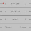 GIR5034915 / Wippenset 4f indiv. Tastsens.4 TS4 Grau...