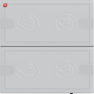 GIR5002028 / KNX Tastsens.4 Komfort 2f TS4 Anthrazit / EAN 4010337070863