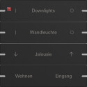 GIR5034905 / Wippenset 4f indiv. Tastsens.4 TS4 Schwarz...