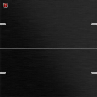 GIR5022126 / Wippenset 2f Tastsens.4 TS4 Alum.Schwarz / EAN 4010337072188